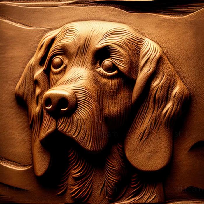 3D модель Мунк собака известное животное (STL)